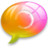 connect1 Pink Orange Icon